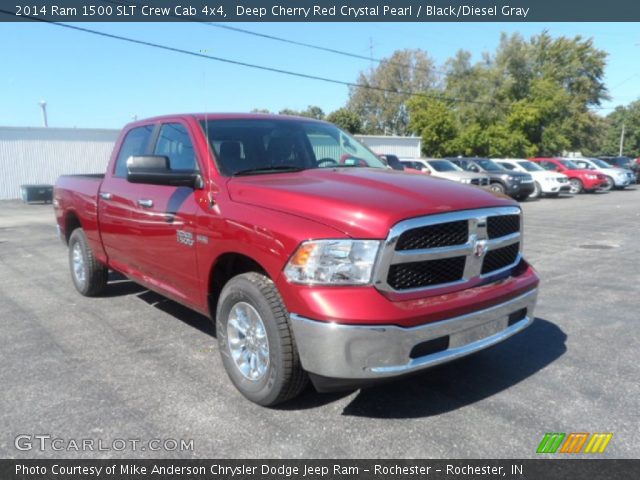 2014 Ram 1500 SLT Crew Cab 4x4 in Deep Cherry Red Crystal Pearl