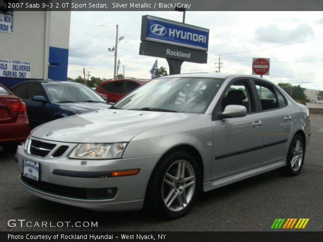 2007 Saab 9-3 2.0T Sport Sedan in Silver Metallic