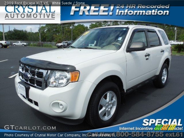 2009 Ford Escape XLT V6 in White Suede