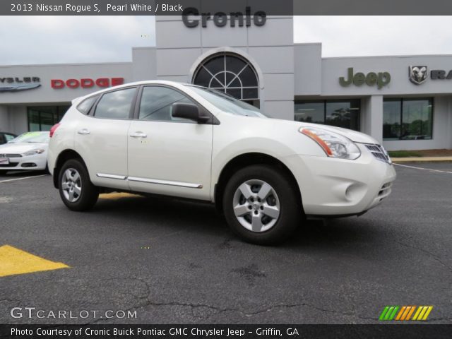 2013 Nissan Rogue S in Pearl White