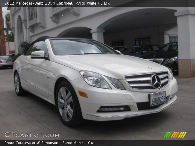 2012 Mercedes-Benz E 350 Cabriolet in Arctic White