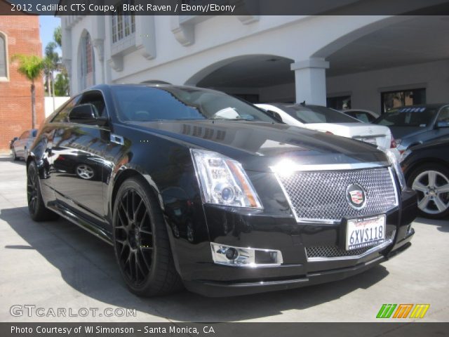 2012 Cadillac CTS Coupe in Black Raven