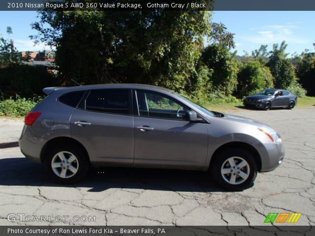 2010 Nissan Rogue S AWD 360 Value Package in Gotham Gray