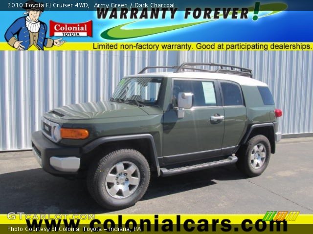 2010 Toyota FJ Cruiser 4WD in Army Green