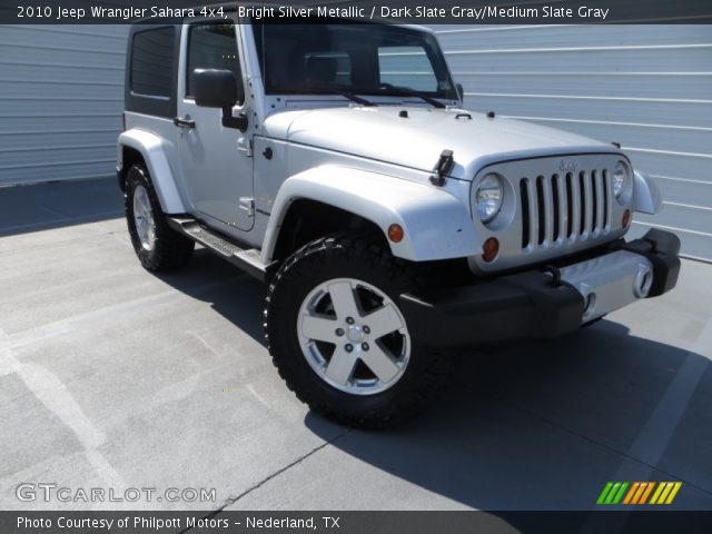 2010 Jeep Wrangler Sahara 4x4 in Bright Silver Metallic