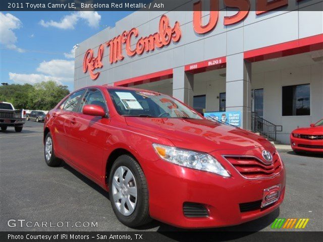 2011 Toyota Camry LE in Barcelona Red Metallic