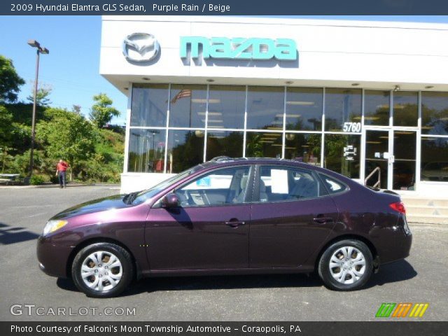 2009 Hyundai Elantra GLS Sedan in Purple Rain