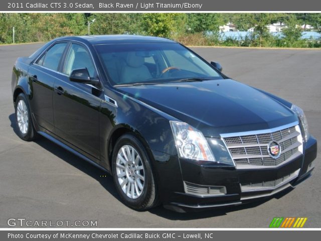2011 Cadillac CTS 3.0 Sedan in Black Raven