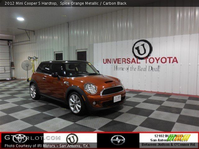 2012 Mini Cooper S Hardtop in Spice Orange Metallic