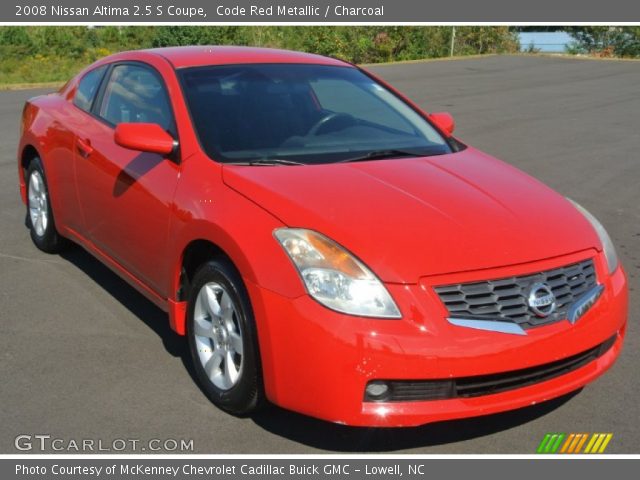 2008 Nissan Altima 2.5 S Coupe in Code Red Metallic