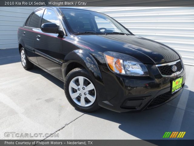 2010 Kia Rio LX Sedan in Midnight Black