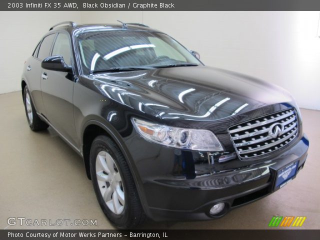 2003 Infiniti FX 35 AWD in Black Obsidian