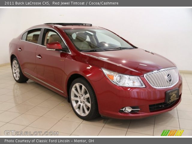 2011 Buick LaCrosse CXS in Red Jewel Tintcoat