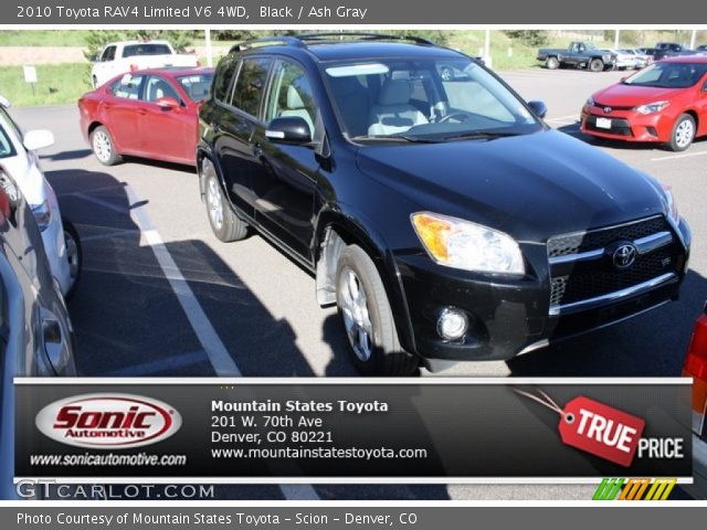 2010 Toyota RAV4 Limited V6 4WD in Black