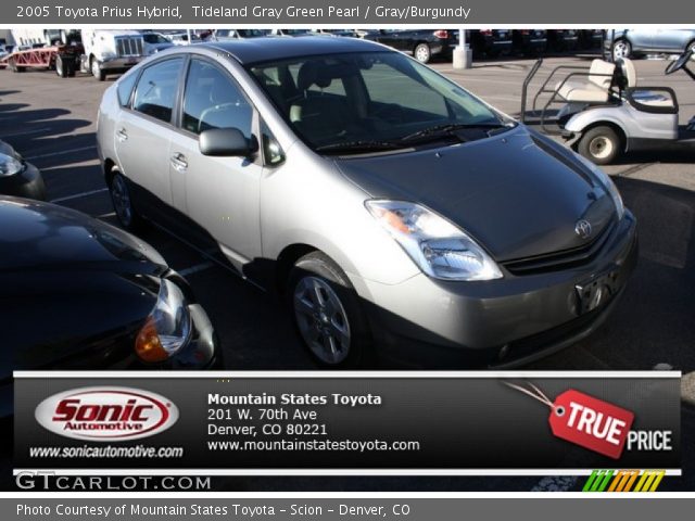 2005 Toyota Prius Hybrid in Tideland Gray Green Pearl