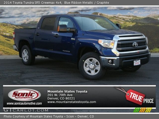2014 Toyota Tundra SR5 Crewmax 4x4 in Blue Ribbon Metallic
