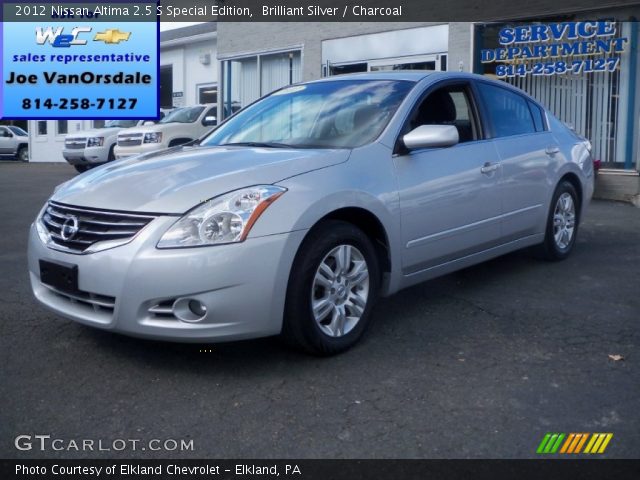 2012 Nissan Altima 2.5 S Special Edition in Brilliant Silver