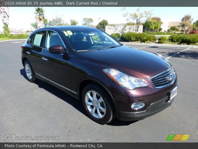 2010 Infiniti EX 35 Journey AWD in Dark Current Red