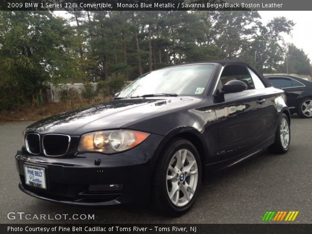 2009 BMW 1 Series 128i Convertible in Monaco Blue Metallic