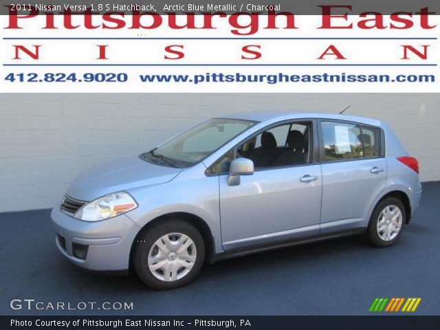 2011 Nissan Versa 1.8 S Hatchback in Arctic Blue Metallic