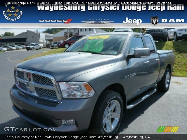 2009 Dodge Ram 1500 SLT Quad Cab 4x4 in Mineral Gray Metallic
