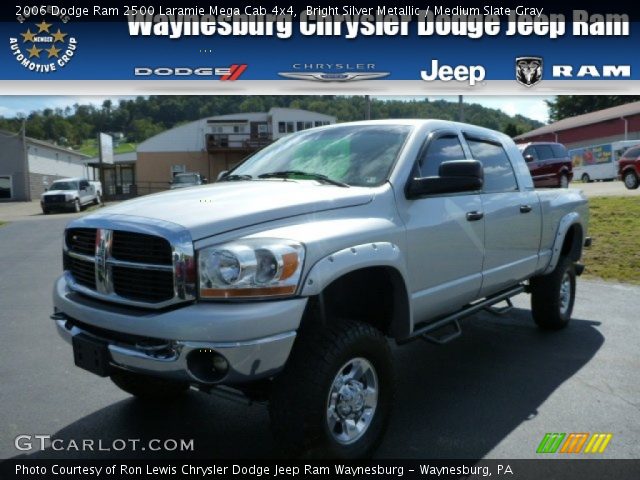 2006 Dodge Ram 2500 Laramie Mega Cab 4x4 in Bright Silver Metallic