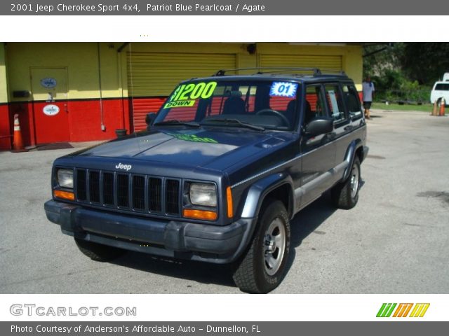2001 Jeep Cherokee Sport 4x4 in Patriot Blue Pearlcoat