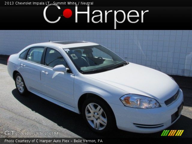2013 Chevrolet Impala LT in Summit White