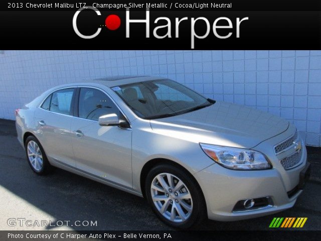 2013 Chevrolet Malibu LTZ in Champagne Silver Metallic