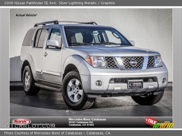 2006 Nissan Pathfinder SE 4x4 in Silver Lightning Metallic