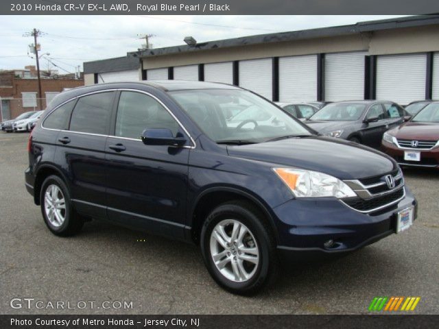 2010 Honda CR-V EX-L AWD in Royal Blue Pearl