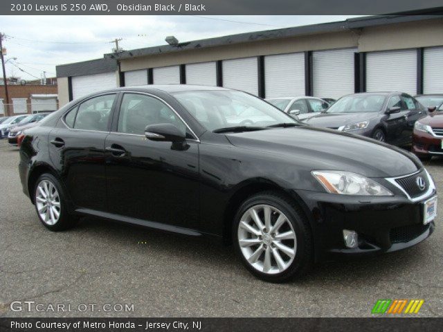 2010 Lexus IS 250 AWD in Obsidian Black
