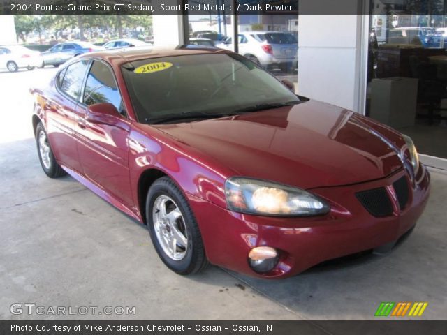 2004 Pontiac Grand Prix GT Sedan in Sport Red Metallic