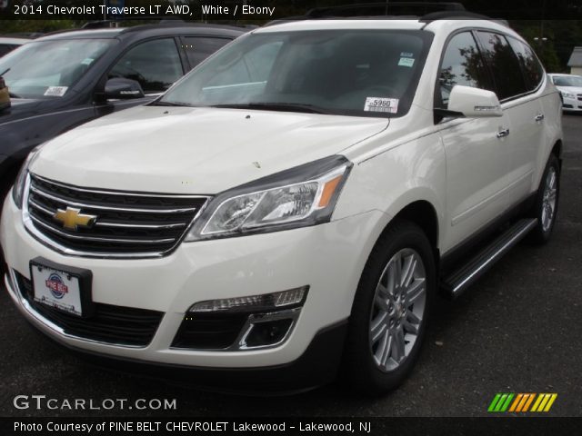 2014 Chevrolet Traverse LT AWD in White