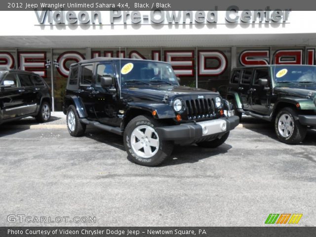 2012 Jeep Wrangler Unlimited Sahara 4x4 in Black