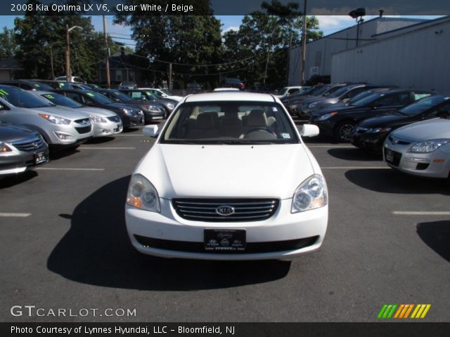 2008 Kia Optima LX V6 in Clear White