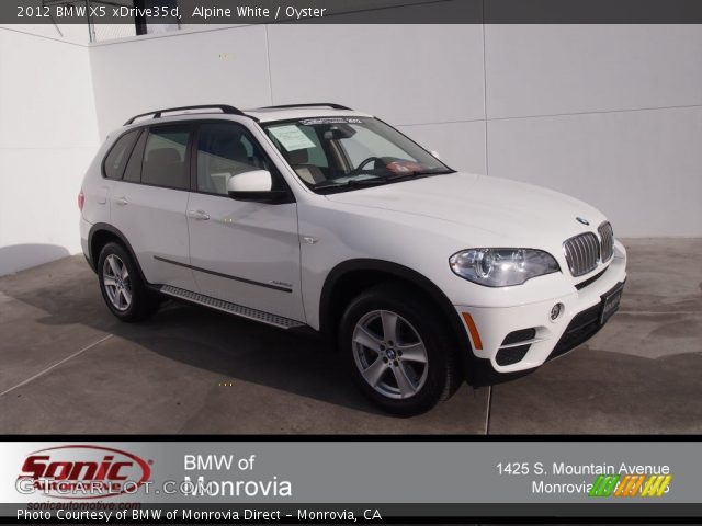 2012 BMW X5 xDrive35d in Alpine White