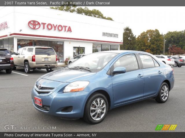 2007 Toyota Yaris Sedan in Pacific Blue Metallic