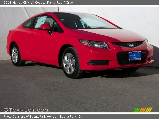 2013 Honda Civic LX Coupe in Rallye Red