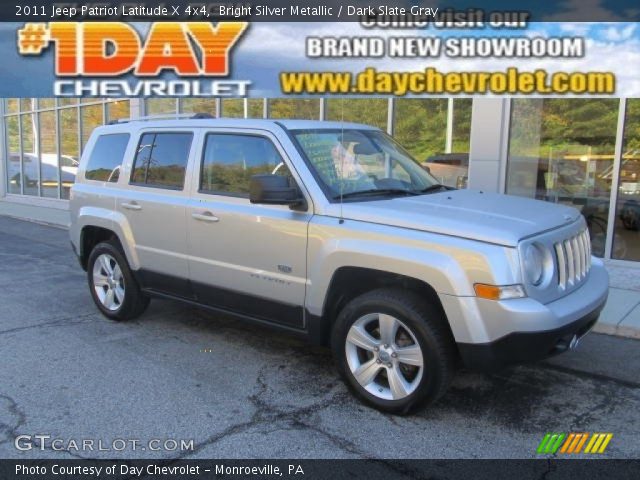 2011 Jeep Patriot Latitude X 4x4 in Bright Silver Metallic