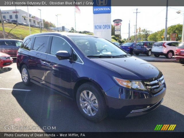 2014 Honda Odyssey EX in Obsidian Blue Pearl