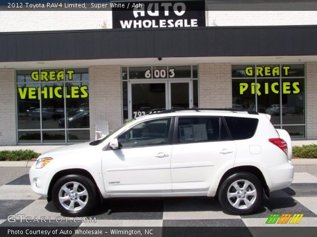 2012 Toyota RAV4 Limited in Super White