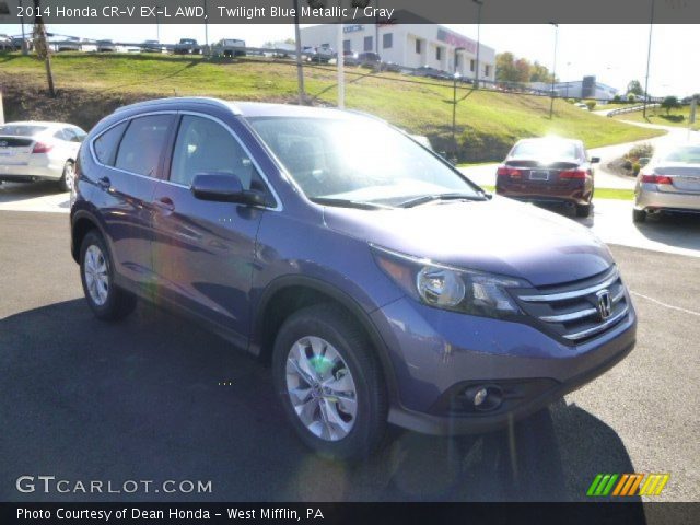 2014 Honda CR-V EX-L AWD in Twilight Blue Metallic