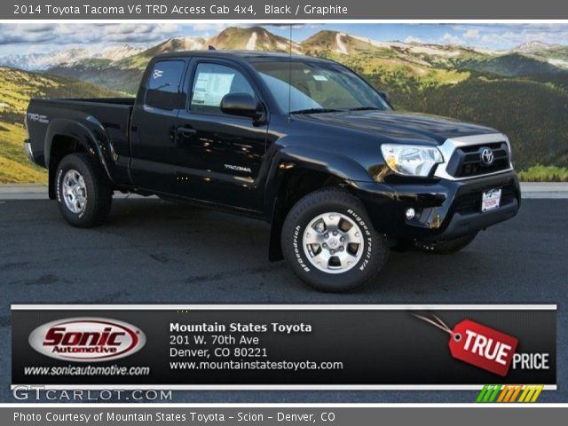 2014 Toyota Tacoma V6 TRD Access Cab 4x4 in Black