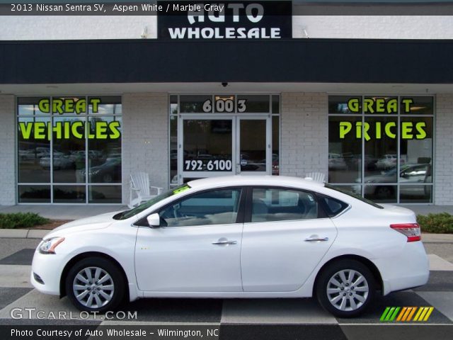 2013 Nissan Sentra SV in Aspen White
