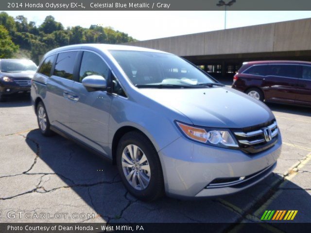 2014 Honda Odyssey EX-L in Celestial Blue Metallic