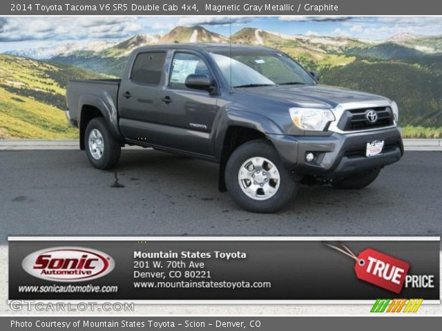 2014 Toyota Tacoma V6 SR5 Double Cab 4x4 in Magnetic Gray Metallic