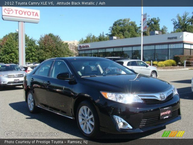 2012 Toyota Camry XLE V6 in Attitude Black Metallic