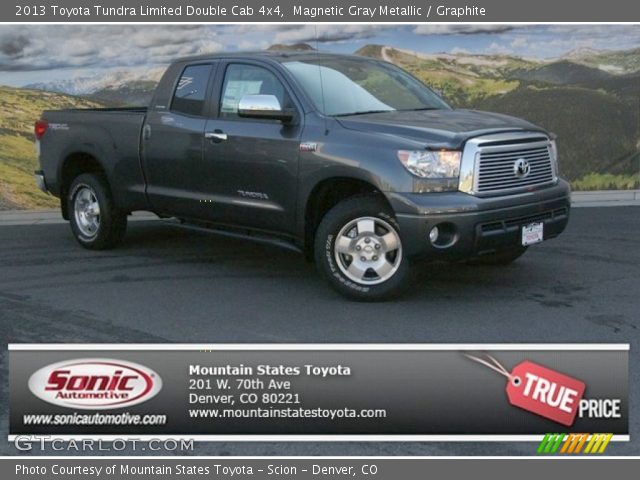 2013 Toyota Tundra Limited Double Cab 4x4 in Magnetic Gray Metallic