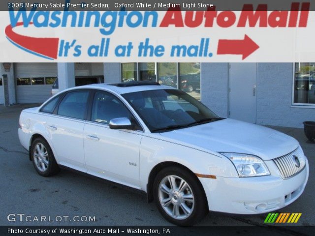 2008 Mercury Sable Premier Sedan in Oxford White